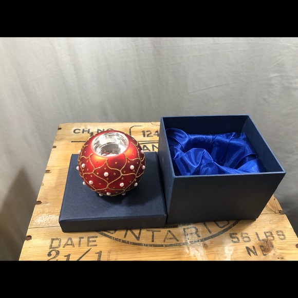 Vintage Sorelle HandCrafted Glass Tea Light Holder - Picture 4 of 7